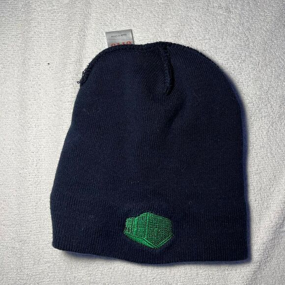 Shed Theory Beanie navy blue and green - Picture 3 of 7